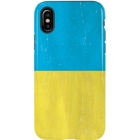 Ukraine Flag Distressed iPhone X Pro Case